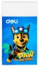 Ластик Deli Paw Patrol EH308 45х25х12мм ПВХ ассорти картонный дисплей (1шт)