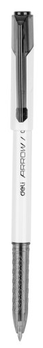 Ручка шариков. Deli Arrow EQ23-BK белый/черный d=0.7мм черн. черн. (1шт)