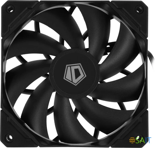 Вентилятор для корпуса ID-Cooling TF-12025-Pro 120х120x25 черный 4-pin 35.2дБ (TF-12025-PRO BLACK) Ret