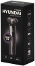 Бритва роторная Hyundai H-SH8080 реж.эл.:3 питан.:аккум. серебристый