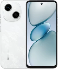 Смартфон Tecno Spark Go 1 64Gb 4Gb белый моноблок 3G 4G 2Sim 6.67" 720x1600 Android 14 13Mpix 802.11 a/b/g/n/ac GPS GSM900/1800 TouchSc Protect microSD max1024Gb
