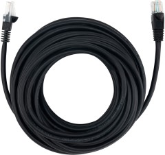 Патч-корд Buro UTP 4 пары cat.5E CCA molded 10м черный RJ-45 (m)-RJ-45 (m)