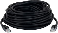 Патч-корд Buro UTP 4 пары cat.5E CCA molded 10м черный RJ-45 (m)-RJ-45 (m)