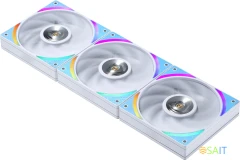 Вентилятор для корпуса Formula Air Bridge Plus ARGB 120х120x25 белый 4-pin 27.2дБ (упак.:3шт) (AIR BRIDGE PLUS WH) Ret