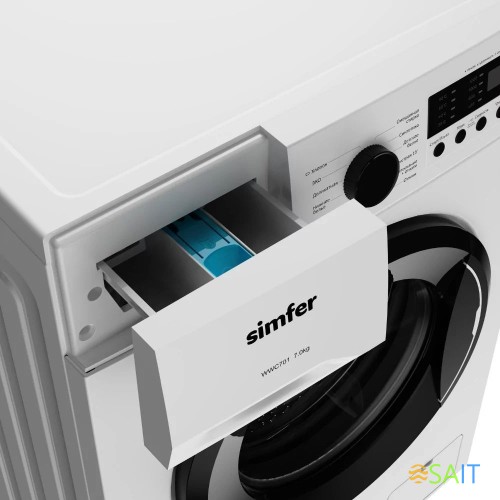 Стиральная машина Simfer WWC701 класс: A+++ загр.фронтальная макс.:7кг белый