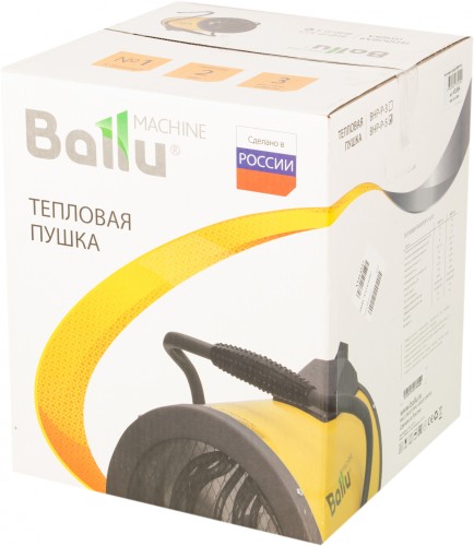 Тепловая пушка электрическая Ballu BHP-P-5 желтый/черный
