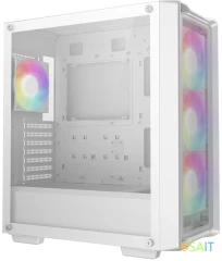 Корпус Deepcool CC560 MESH V2 белый без БП ATX 8x120mm 5x140mm 1xUSB2.0 audio bott PSU