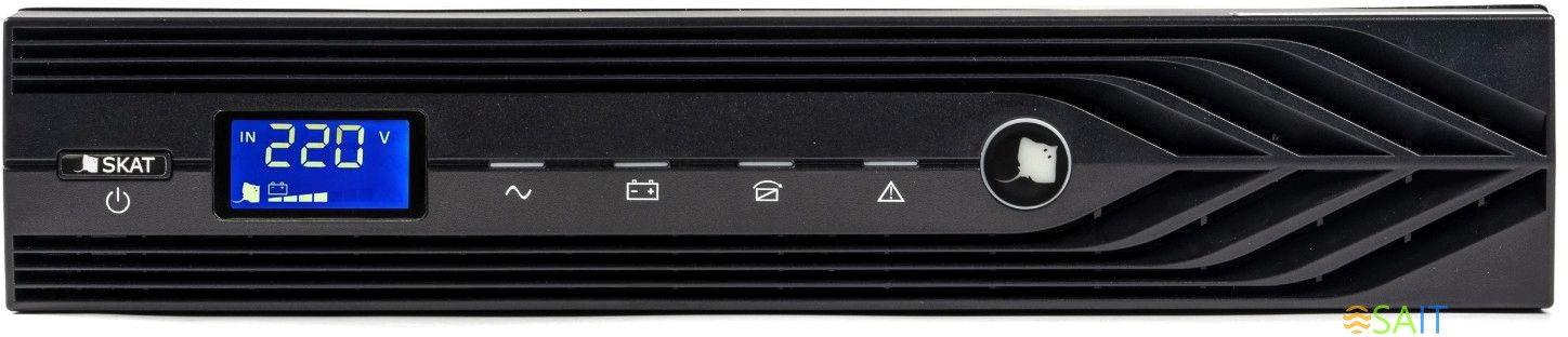 Источник бесперебойного питания Бастион Skat-UPS 2000-Rack-ON-4X9-E 1800Вт 2000ВА черный