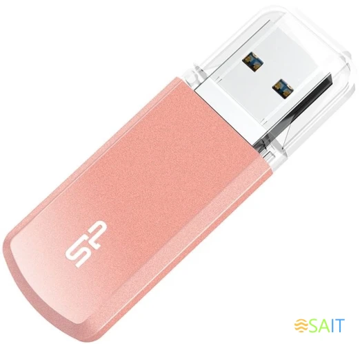 Флеш Диск Silicon Power 128GB Power Helios SP128GBUF3202V1P USB3.2 розовый