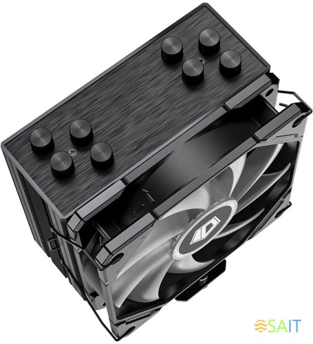 Устройство охлаждения(кулер) ID-Cooling SE-224-XTS ARGB Soc-AM5/AM4/1200/1700/1851 черный 4-pin 29dB Al+Cu 220W 650gr Ret (SE-224-XTS ARGB)