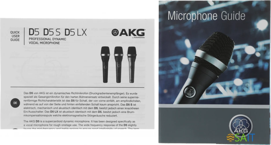 Микрофон проводной AKG D5 черный