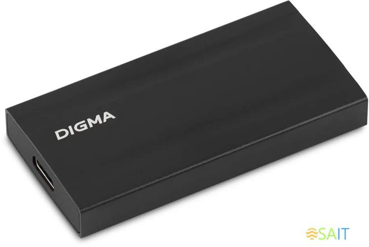 Накопитель SSD Digma USB3.2 Gen2x2 256GB DGSM8256G2MGG MEGA X 1.8" темно-серый