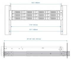 Комплект направляющих QNAP RAIL-B02 Rail kit