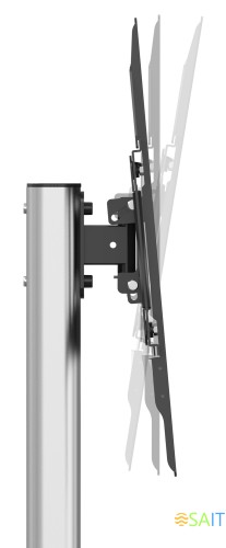 Стойка для телевизора Cactus CS-VM-ST97-D черный 37"-70" макс.68кг напольный