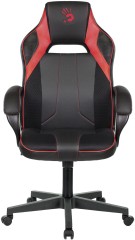 Кресло игровое A4Tech Bloody GC-300 черный/красный эко.кожа/ткань крестов.