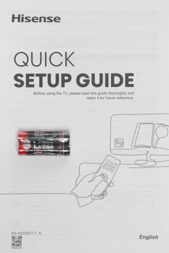 Телевизор LED Hisense 32" 32A4K Frameless черный HD 60Hz DVB-T DVB-T2 DVB-C DVB-S DVB-S2 USB WiFi Smart TV (RUS)