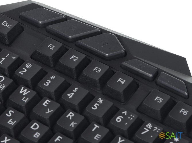 Клавиатура Оклик 700G Dynasty черный USB Multimedia for gamer LED