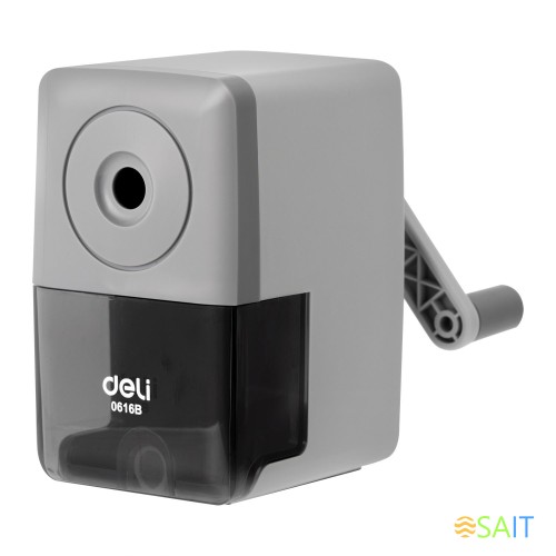 Точилка для карандашей механическая Deli E0616B 1 отверстие ассорти