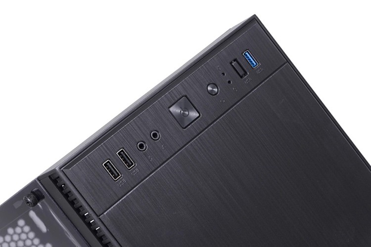 Корпус Accord 3407 черный без БП ATX 8x120mm 2xUSB2.0 1xUSB3.0 audio bott PSU