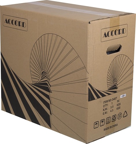 Корпус Accord 3407 черный без БП ATX 8x120mm 2xUSB2.0 1xUSB3.0 audio bott PSU