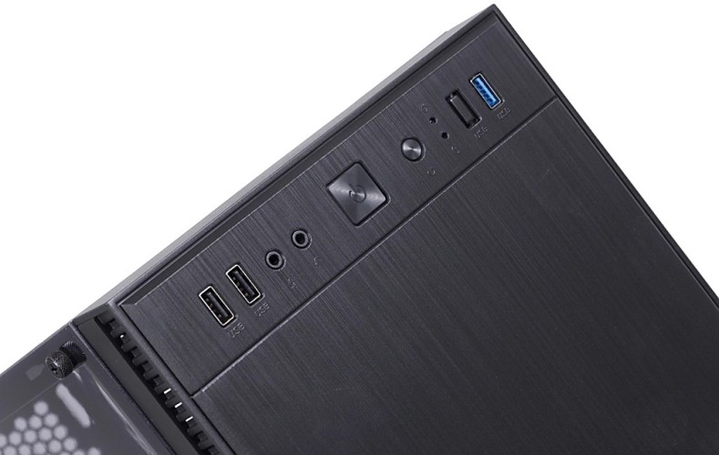 Корпус Accord 3407 черный без БП ATX 8x120mm 2xUSB2.0 1xUSB3.0 audio bott PSU