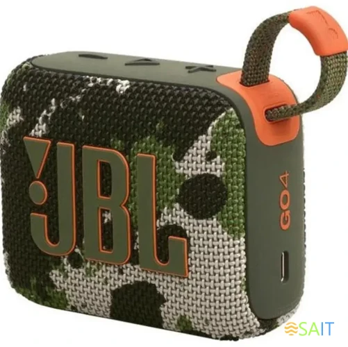 Колонка порт. JBL GO 4 камуфляж 4.2W 1.0 BT 850mAh (JBLGO4SQUAD)