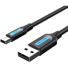 Кабель Vention USB 2.0 AM/mini B 5pin - 1м Кабель Vention USB 2.0 AM/mini-B - 1 м (COMBF)