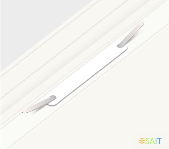 Папка-скоросшиватель Бюрократ -PS20WH A4 прозрач.верх.лист пластик белый 0.12/0.16