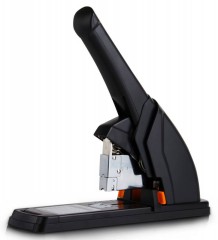 Степлер мощный Deli E0386 Effortless 23/6 23/8 23/10 23/13 23/15 23/17 (120листов) снижение усилия черный 100скоб коробка