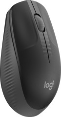 Мышь Logitech M190 черный/темно-серый оптическая 1000dpi беспров. USB 2but (910-005913)