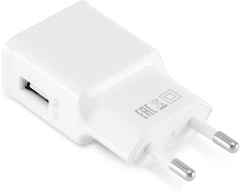 Сетевое зар./устр. Buro TJ-248W 15W 2.4A (QC) USB-A универсальное белый