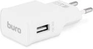 Сетевое зар./устр. Buro TJ-248W 15W 2.4A (QC) USB-A универсальное белый