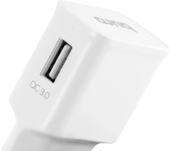 Сетевое зар./устр. Buro TJ-248W 15W 2.4A (QC) USB-A универсальное белый