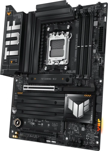 Материнская плата Asus TUF GAMING X870-PLUS WIFI Socket AM5 AMD X870 4xDDR5 ATX AC`97 8ch(7.1) 2.5Gg RAID+HDMI
