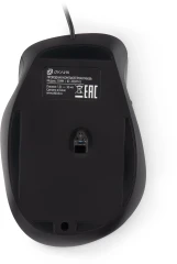 Мышь Оклик 504M черный/серый оптическая (3600dpi) silent USB (6but)