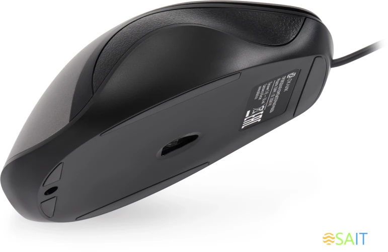 Мышь Оклик 504M черный/серый оптическая (3600dpi) silent USB (6but)