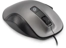 Мышь Оклик 504M черный/серый оптическая (3600dpi) silent USB (6but)