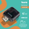 Устройство чтения карт памяти USB2.0 Buro BU-CR-110 черный