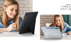 Чехол Samsung для Samsung Galaxy Tab S9+/S9 FE+/S10+ Smart Book Cover полиуретан черный (EF-BX810PBEGRU)