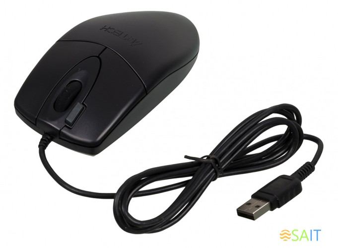 Мышь A4Tech OP-620D черный оптическая 1000dpi USB 4but