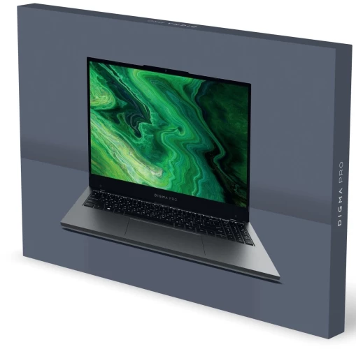 Ноутбук Digma Pro Fortis Core i3 1005G1 8Gb SSD512Gb Intel UHD Graphics 15.6" IPS FHD (1920x1080) Windows 11 Professional grey WiFi BT Cam 4250mAh (DN15P3-8DXW03)