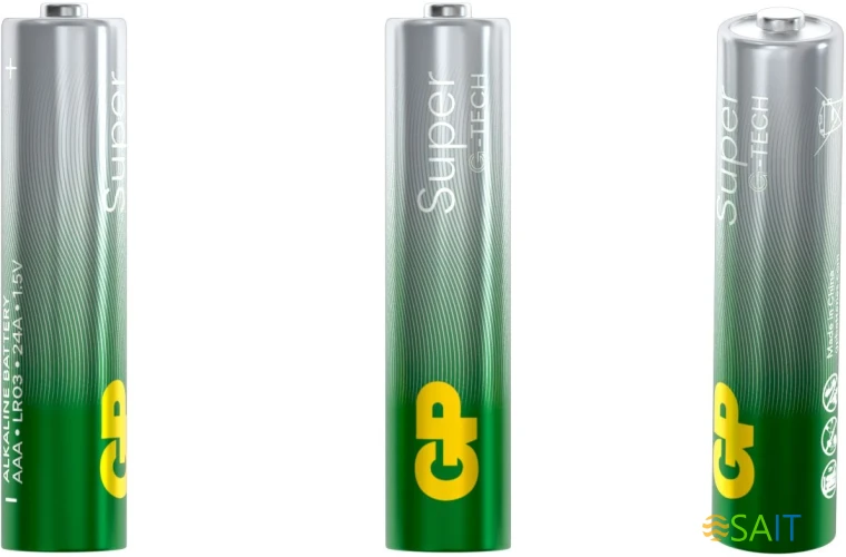Батарея GP Super Alkaline 24AA21-2CRSBC2 AAA (2шт)