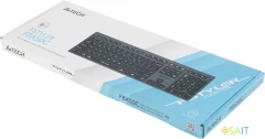 Клавиатура A4Tech Fstyler FBX50C черный USB беспроводная BT/Radio slim Multimedia (FBX50C GREY)