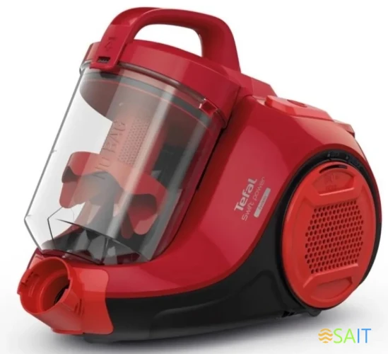 Пылесос Tefal Swift Power Cyclonic TW2913EA 750Вт красный/черный
