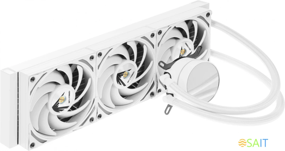 Система водяного охлаждения Formula Oasis L360 ARGB Soc-AM5/AM4/1200/2066/1700/1851 белый 4-pin 1-27dB Al+Cu 360W Ret (OASIS L360 ARGB WH)