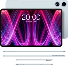 Планшет Teclast T60Plus G88 (2.0) 8C RAM6Gb ROM128Gb 11.97" IPS 2000x1200 4G Android 14 серый 13Mpix 5Mpix BT WiFi microSD 1Tb 8000mAh