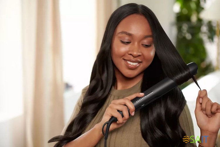 Выпрямитель Philips BHS510/00 черный макс.темп.:230С покрытие:керамическое с арган.маслом