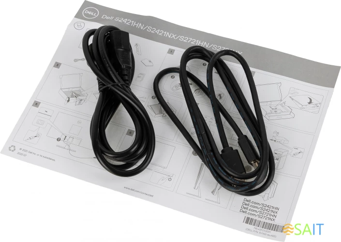 Монитор Dell 27" S2721HN серебристый/черный IPS LED 16:9 HDMI матовая 1000:1 300cd 178гр/178гр 1920x1080 75Hz FHD 5.17кг