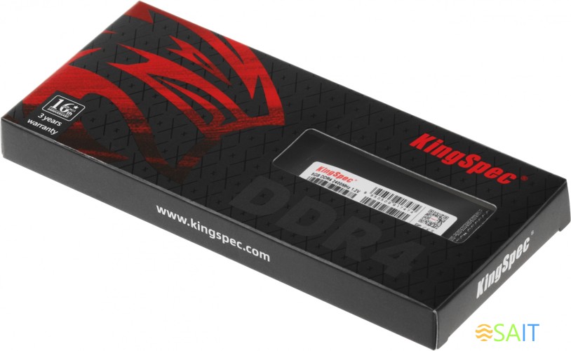Память DDR4 8GB 2400MHz Kingspec KS2400D4P12008G RTL PC4-19200 DIMM 240-pin 1.2В single rank Ret