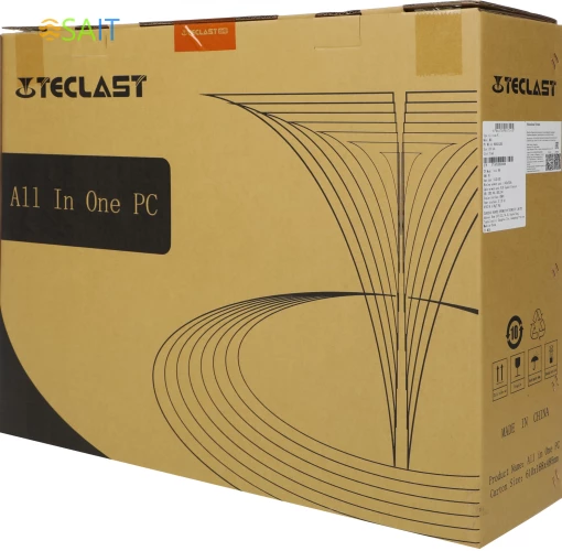 Моноблок Teclast M24 Air 23.8" Full HD N95 (1.7) 8Gb SSD512Gb UHDG Windows 11 Professional GbitEth WiFi BT 120W клавиатура мышь Cam черный 1920x1080